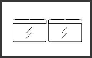 (2 X 7.2) 14.4KW Battery Bank