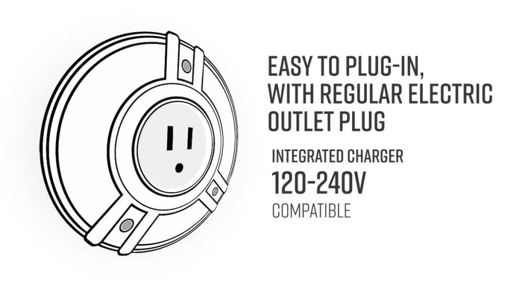 v24 Electric Pontoon easy plug in